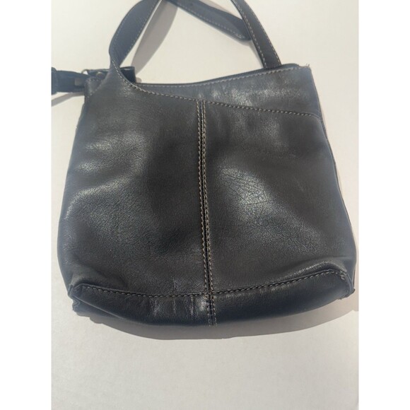 Fossil Jolie Black Soft Leather Crossbody Bag Adjustable Shoulder Strap - Picture 9 of 14